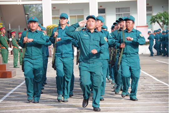 Thăng Bình ra quân huấn luyện năm 2024