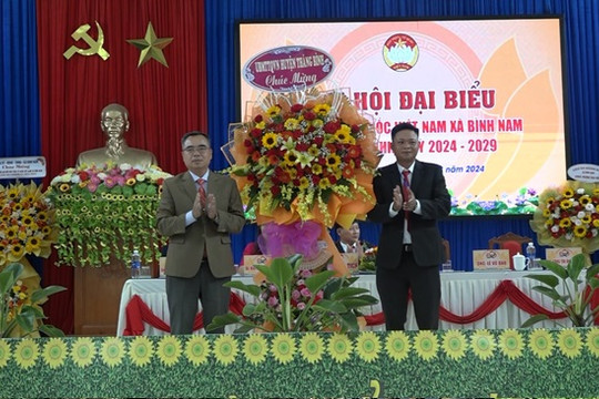 Nhiệm kỳ 2019 - 2024, Mặt trận xã Bình Nam vận động xây dựng 33 nhà Đại đoàn kết