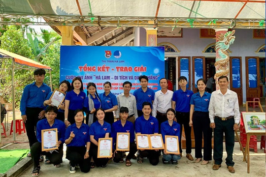 Trao giải cuộc thi “Hà Lam - Di tích và danh thắng”