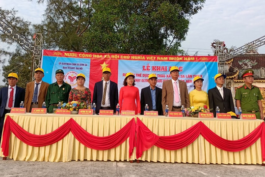 Bình Sa, Bình Tú khai mạc Đại hội TD-TT lần thứ X 2024