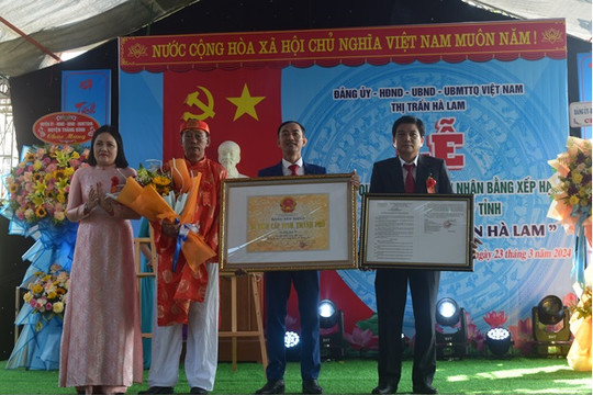 Thăng Bình tổ chức Lễ đón nhận Bằng xếp hạng di tích lịch sử cấp tỉnh Nhà thờ Tiền hiền làng Hà Lam