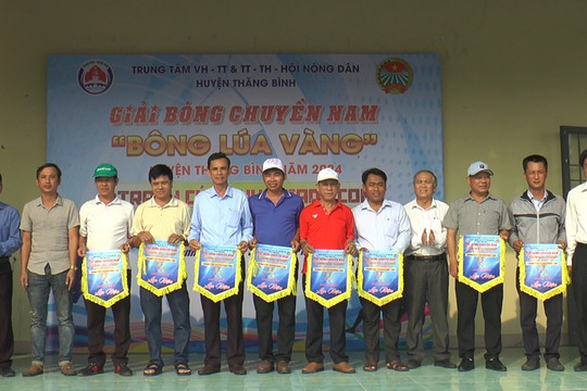 Khai mạc Giải bóng chuyền nam "Bông lúa vàng" năm 2024 tranh cúp Phú Quý ADV