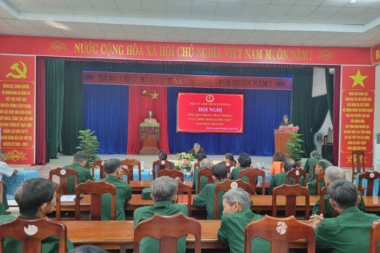 Hội Cựu chiến binh xã Bình Sa tổng kết phong trào thi đua “Cựu chiến binh gương mẫu” giai đoạn 2019 – 2024