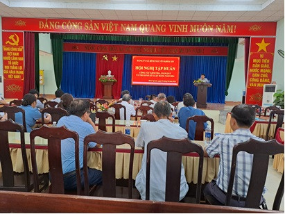 Bình Nguyên tổ chức lớp tập huấn nghiệp vụ công tác kiểm tra, giám sát và thi hành kỷ luật Đảng