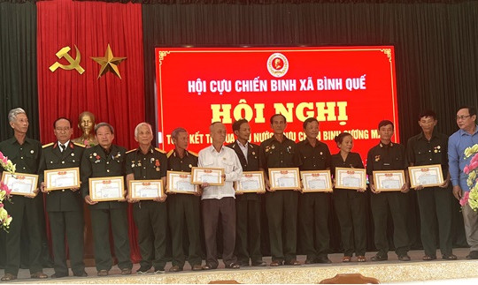 Bình Quế tổng kết phong trào thi đua “Cựu chiến binh gương mẫu” (2019 - 2024)