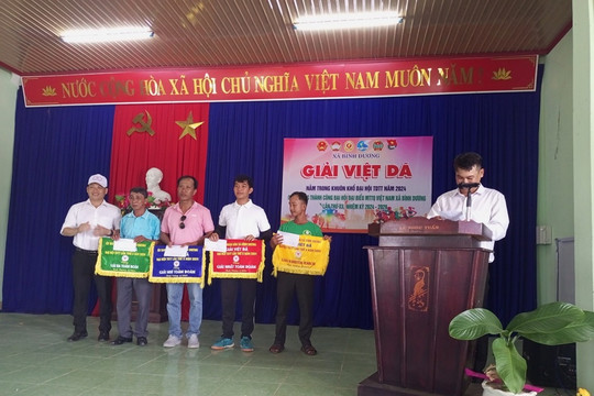 Bình Dương tổ chức giải Việt dã Đại hội TDTT xã lần thứ X năm 2024