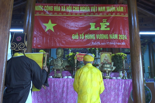 Làng Tuân Mỹ vui ngày Giỗ tổ Hùng Vương