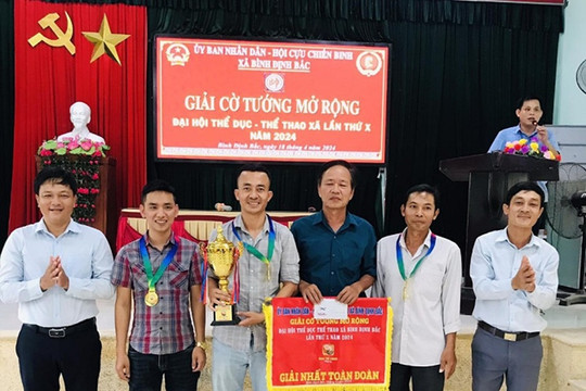 Bình Định Bắc tổ chức giải cờ tướng mở rộng lần thứ I năm 2024