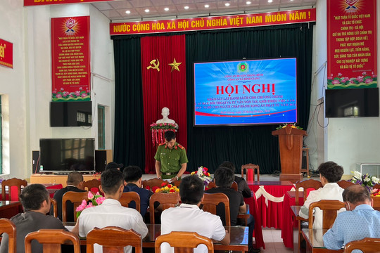 Công an xã Bình Giang: Tư vấn, khảo sát định hướng nghề nghiệp, giới thiệu việc làm cho người chấp hành xong án phạt tù trở về địa phương