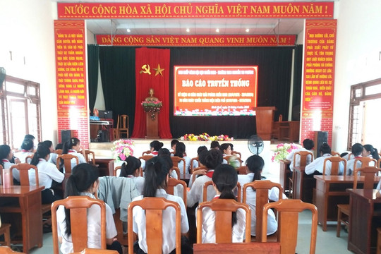 Bình Quế tuyên truyền ngày giải phóng miền Nam thống nhất đất nước