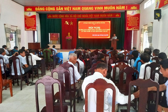 Đề án sắp xếp ĐVHC cấp xã ( 2023- 2025): Tập trung triển khai trong ngày 12 tháng 5 năm 2024