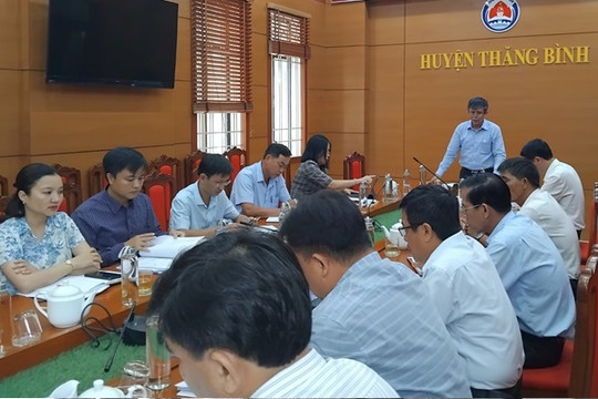 Huyện Thăng Bình đối thoại với 4 hộ dân liên quan Dự án đường từ Trường THPT Thái Phiên đến Quốc lộ 14E