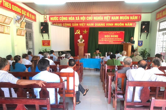 Bình Triều tổ chức Hội nghị Công an lắng nghe ý kiến nhân dân