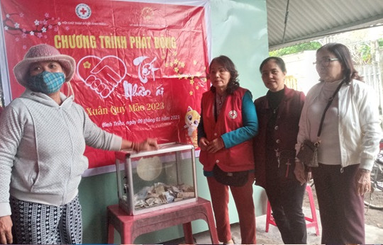 Hội Chữ thập đỏ xã Bình Triều và hành trình nhân đạo, lan tỏa yêu thương