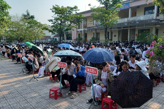 Thăng Bình chuẩn bị cho học sinh thi tốt nghiệp THPT
