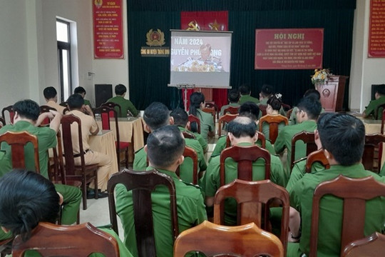 Đảng bộ Công an huyện Thăng Bình tổ chức Hội nghị học tập chuyên đề  “Học tập và làm theo tư tưởng, đạo đức, phong cách Hồ Chí Minh” năm 2024