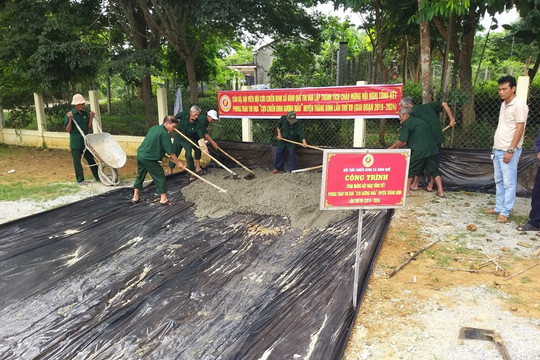 CCB Bình Quế xây dựng giao thông