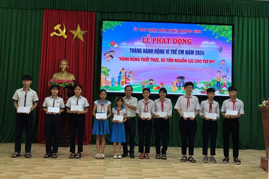 Thăng Bình phát động Tháng hành động vì trẻ em