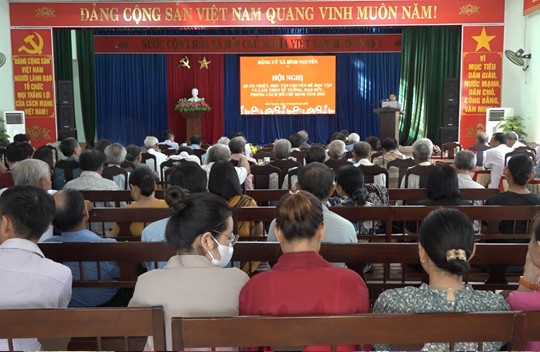 Xã Bình Nguyên quán triệt chuyên đề học tập và làm theo Bác năm 2024