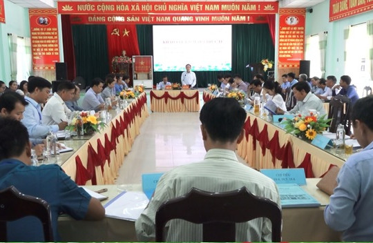 Khảo sát, kiểm tra thực tế và thẩm định hồ sơ đề nghị xét công nhận xã NTM nâng cao năm 2023 tại Bình Phú