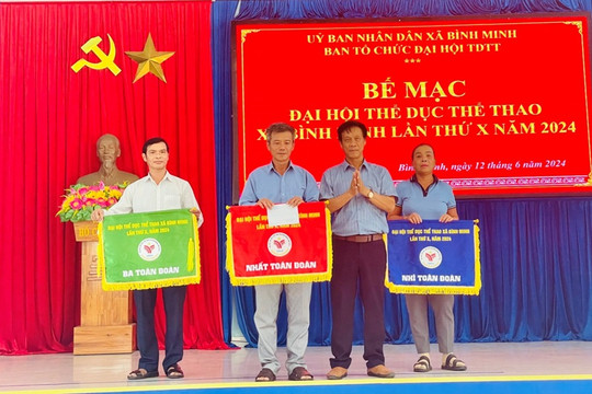 Bình Minh tổ chức bế mạc Đại hội thể dục thể thao