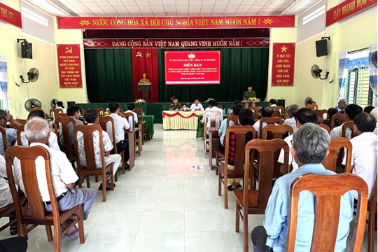 Bình Hải phát động phong trào “Toàn dân bảo vệ an ninh Tổ quốc” năm 2024