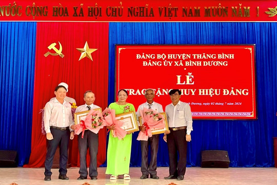 Đảng ủy xã Bình Dương tổ chức Hội nghị sơ kết 6 tháng đầu năm,  triển khai nhiệm vụ 6 tháng cuối năm 2024