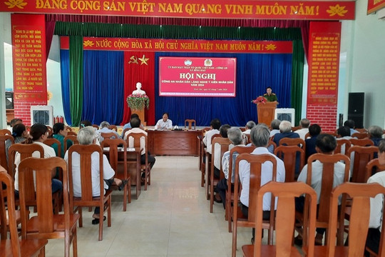 Bình Đào: Tổ chức Hội nghị Công an lắng nghe ý kiến của Nhân dân