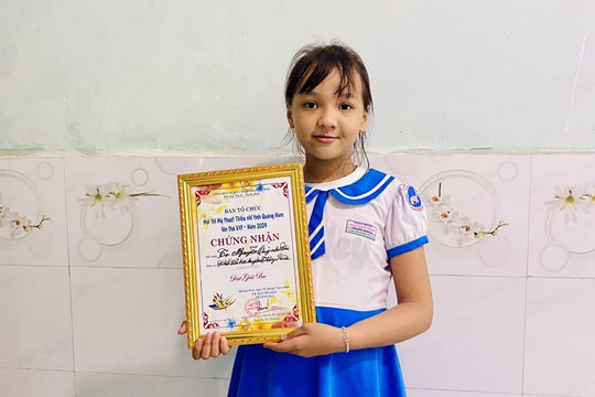 Thăng Bình đạt 1 giải ba tại Hội thi mỹ thuật thiếu nhi Quảng Nam