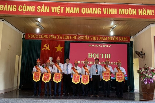 Đảng bộ xã Bình An tổ chức Hội thi Bí thư Chi bộ giỏi năm 2024