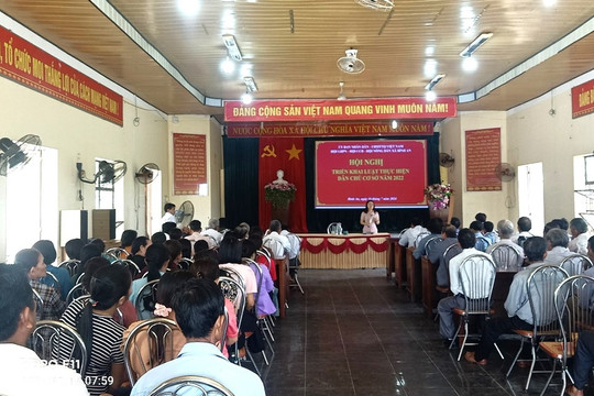 Bình An: Triển khai thực hiện Luật Dân chủ cơ sở