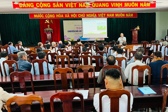 Hội Nông dân tỉnh tập huấn chuyển đổi số