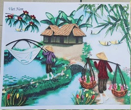 Khởi nghiệp từ đam mê tranh giấy xoắn