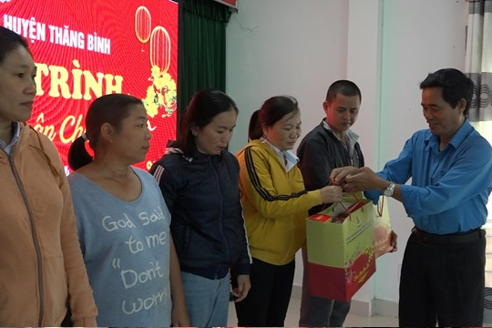 LĐLĐ huyện Thăng Bình: Chăm lo đời sống đoàn viên