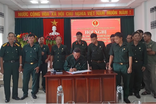 Hội CCB huyện Thăng Bình phát động đợt thi đua cao điểm