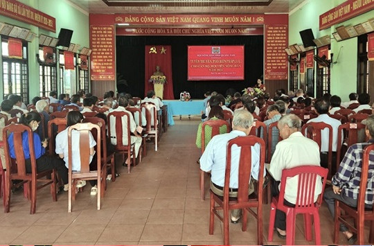 Tuyên truyền phổ biến pháp luật cho 200 hội viên nông dân Thăng Bình