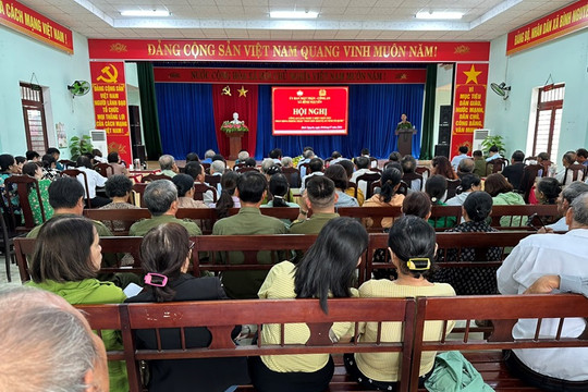 Bình Nguyên tổ chức Diễn đàn Công an lắng nghe ý kiến nhân dân, phát động phong trào“Toàn dân bảo vệ an ninh Tổ quốc” năm 2024