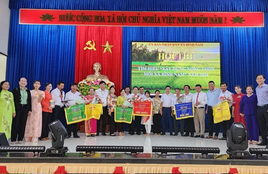 Xã Bình Nam tổ chức hội thi tìm hiểu xây dựng nông thôn mới