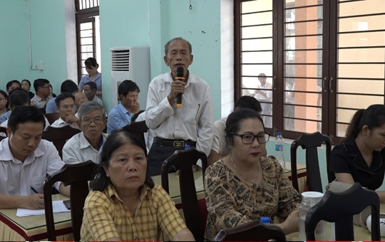 Đại biểu HĐND tỉnh tiếp xúc cử tri các xã cánh đông huyện Thăng Bình