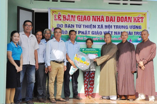 Thăng Bình bàn giao 3 nhà đại đoàn kết