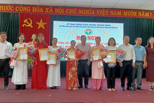 Thăng Bình công nhận 10 sản phẩm công nghiệp nông thôn tiêu biểu năm 2024