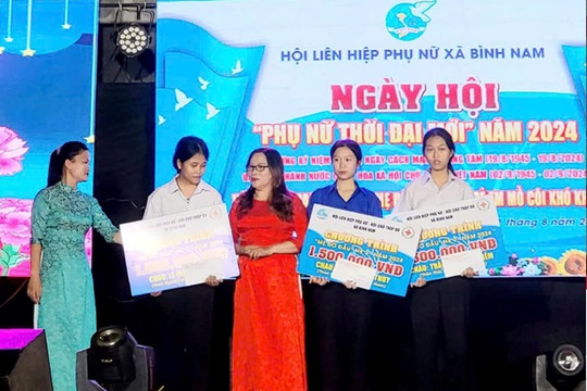 Bình Nam đạt doanh thu hơn 180 triệu đồng tại Ngày hội phụ nữ thời đại mới