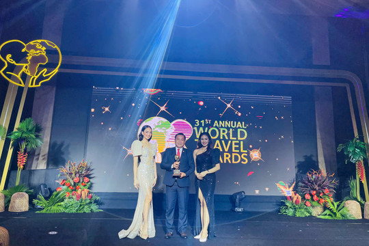 Sở Văn hoá, Thể thao và Du lịch tỉnh Quảng Nam được vinh danh tại giải thưởng du lịch thế giới năm 2024