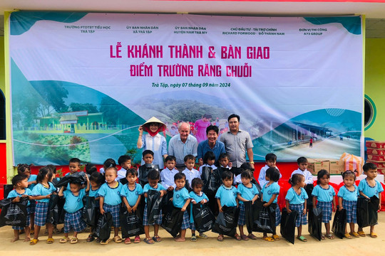 Khánh thành điểm trường Răng Chuỗi xã Trà Tập