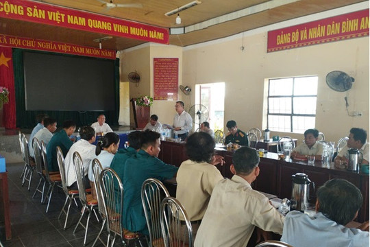 Hội CCB huyện Thăng Bình giám sát Quyết định 62 tại Bình Phục, Bình An