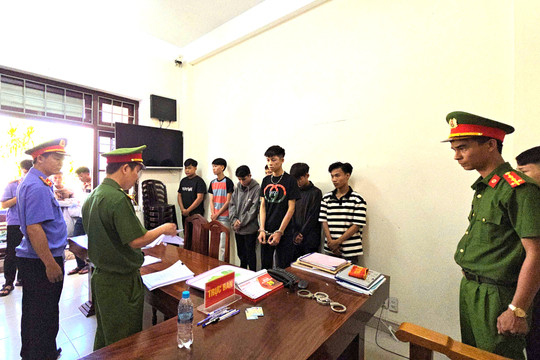 Công an Hiệp Đức bắt tạm giam nhóm đối tượng gây rối trật tự công cộng