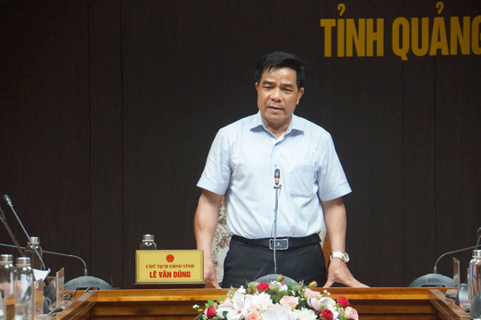 Chủ tịch UBND tỉnh Quảng Nam Lê Văn Dũng: Phải quyết liệt hơn nữa trong công tác phòng, chống thiên tai năm 2024