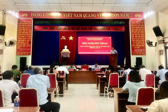 Bình Dương tổ chức Hội nghị đối thoại giữa người đứng đầu Cấp ủy với Nhân dân trên địa bàn xã