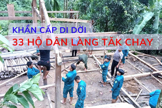 Nam Trà My tập trung bố trí nơi ở mới cho 33 hộ dân làng Tăk Chay xã Trà Cang