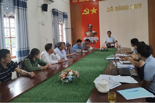 Thăng Bình đối thoại với 2 hộ dân liên quan Dự án cải tạo, nâng cấp Quốc lộ 14E